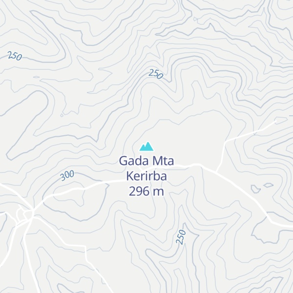Map of Gada Mta Kerirba