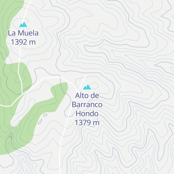 Map of Alto de Barranco Hondo
