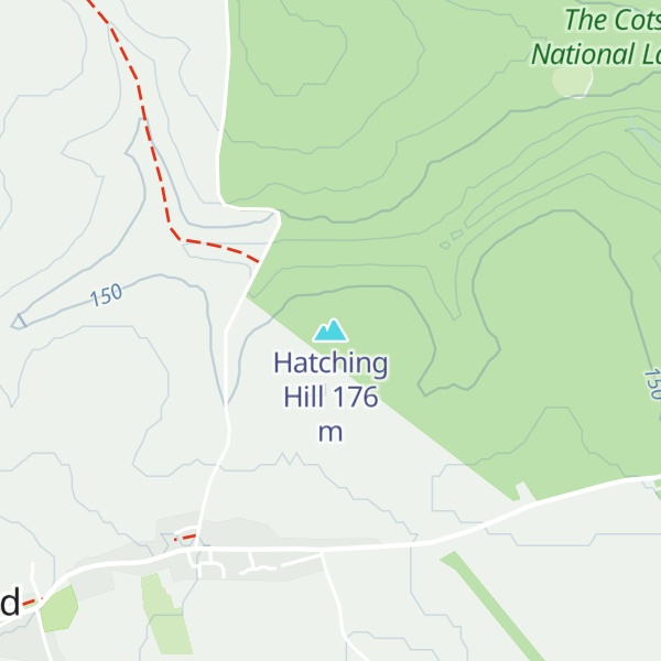 Map of Hatching Hill