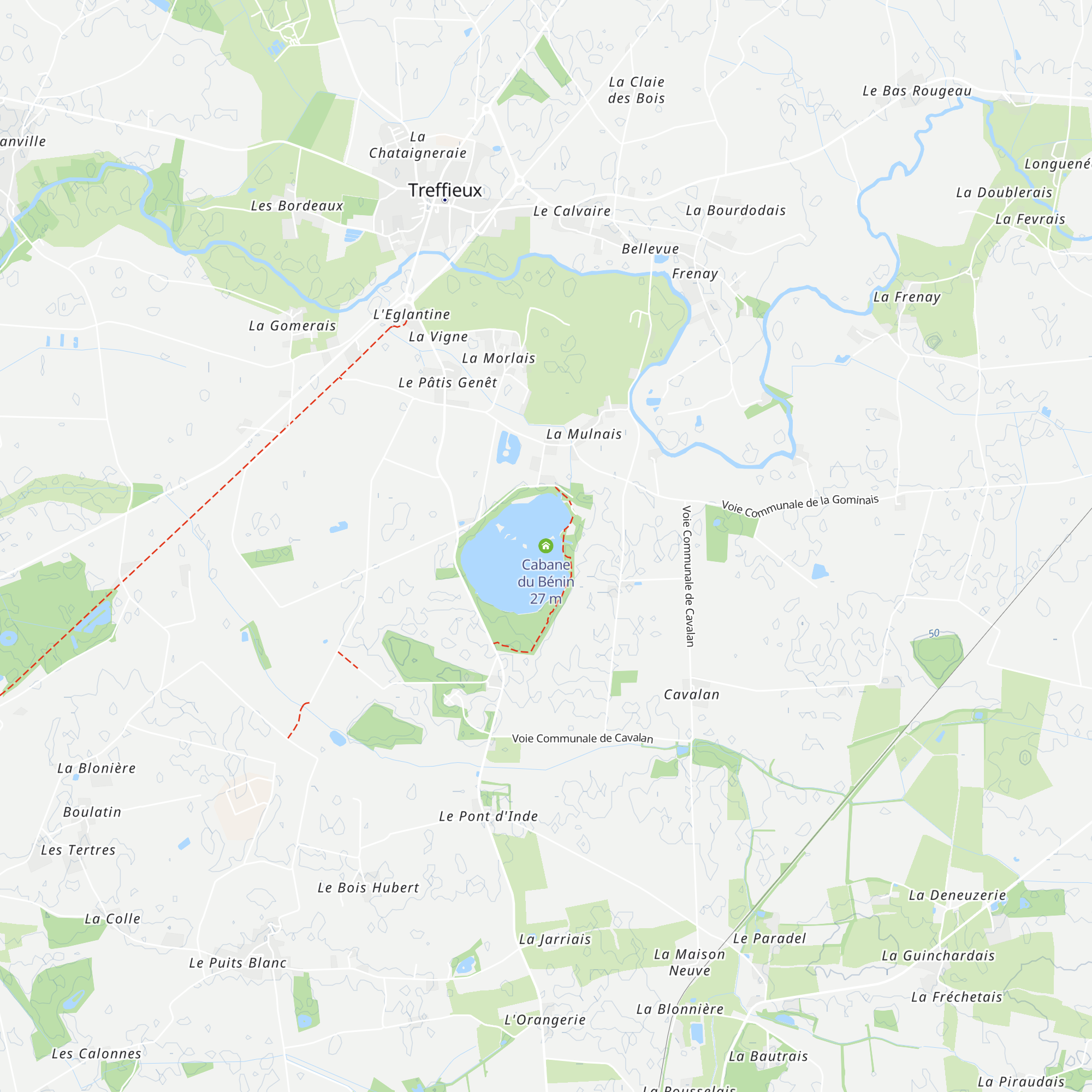Cabane du Bénin map