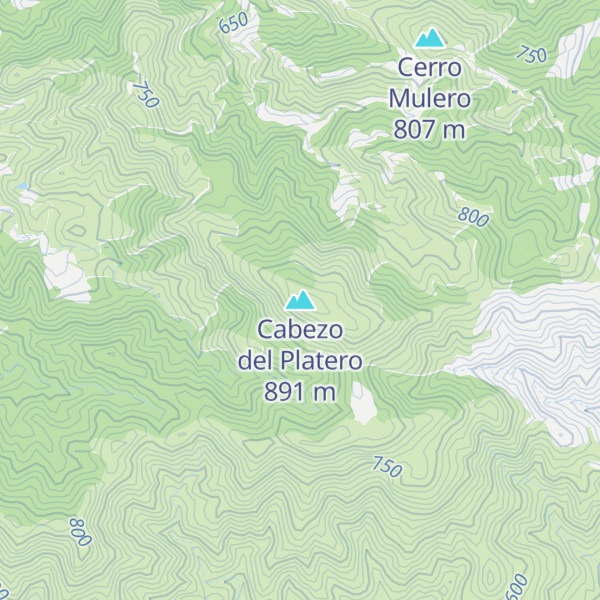 Map of Cabezo del Platero