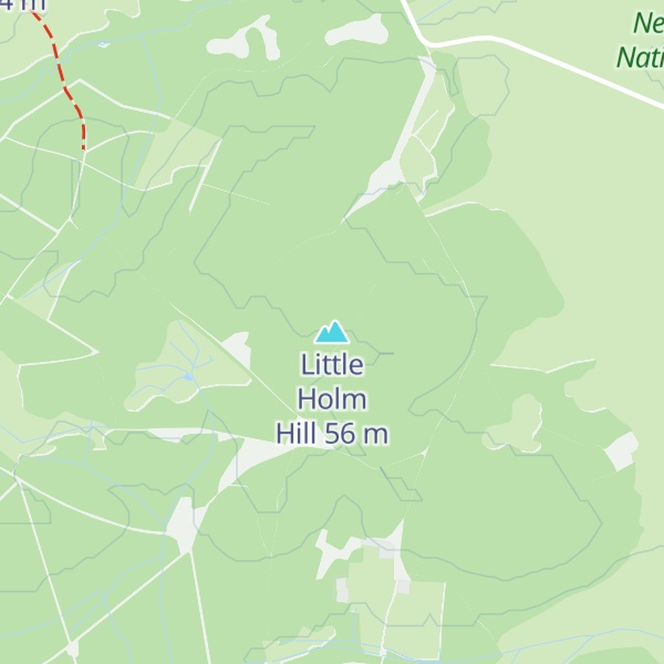 Map of Little Holm Hill