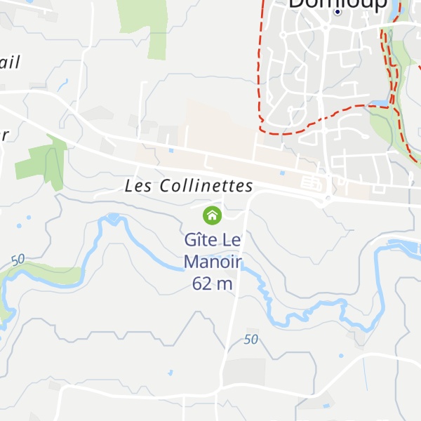 Map of Gîte Le Pavillon