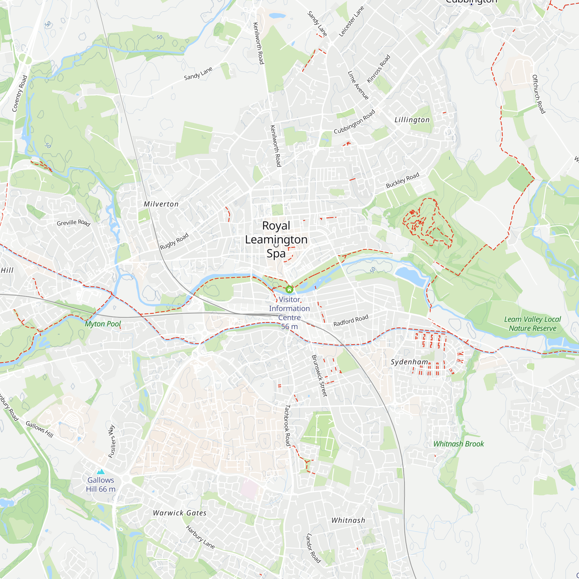 Visitor Information Centre map