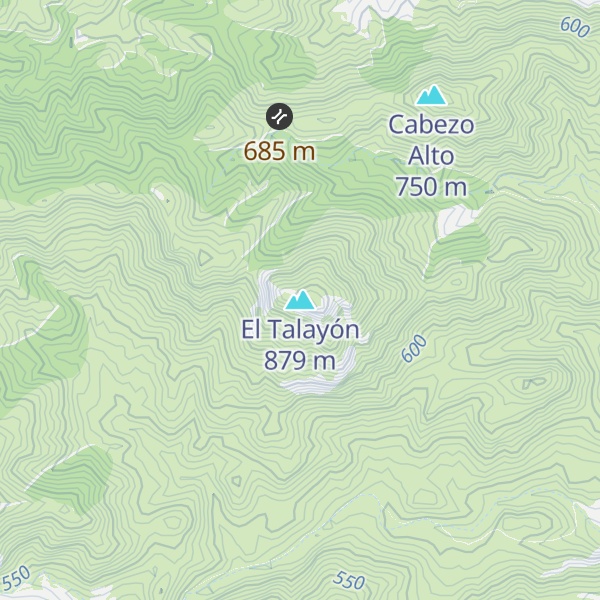 Map of El Talayón