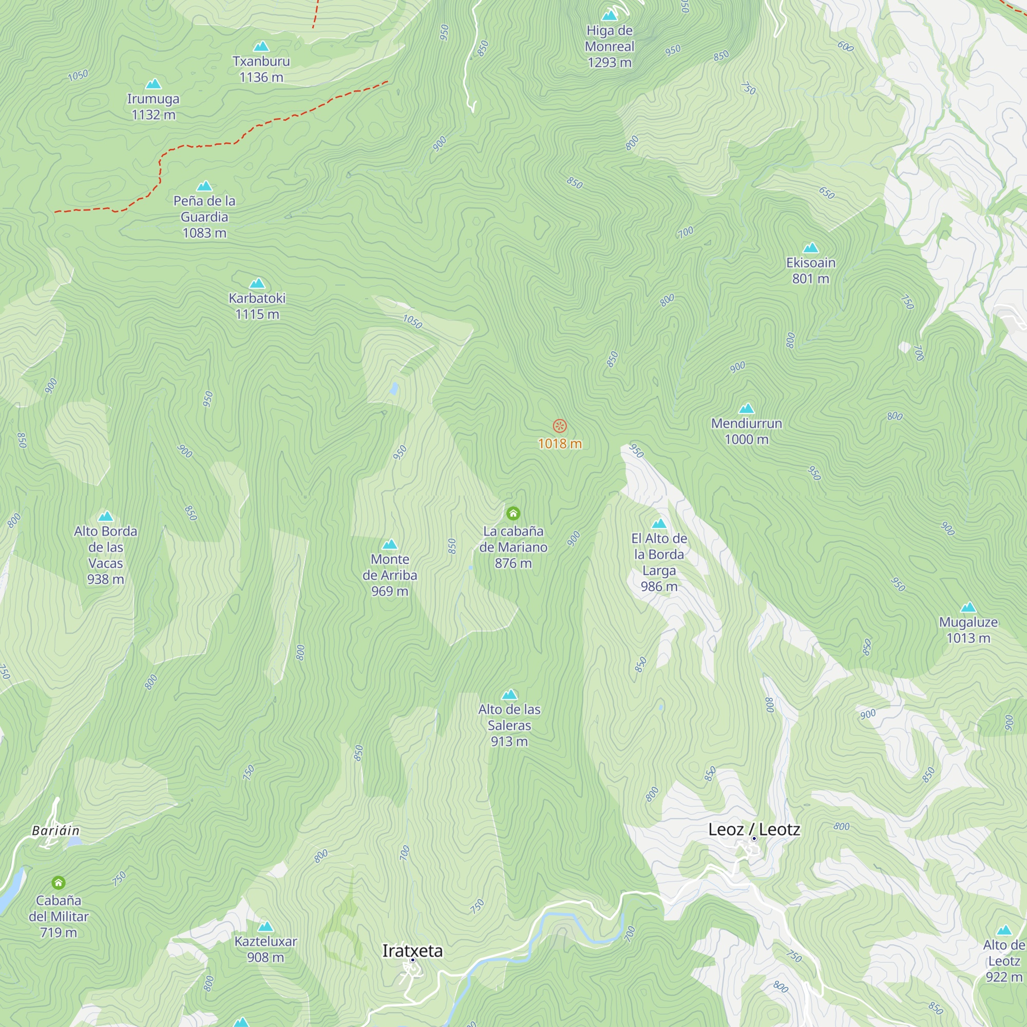 La cabaña de Mariano map