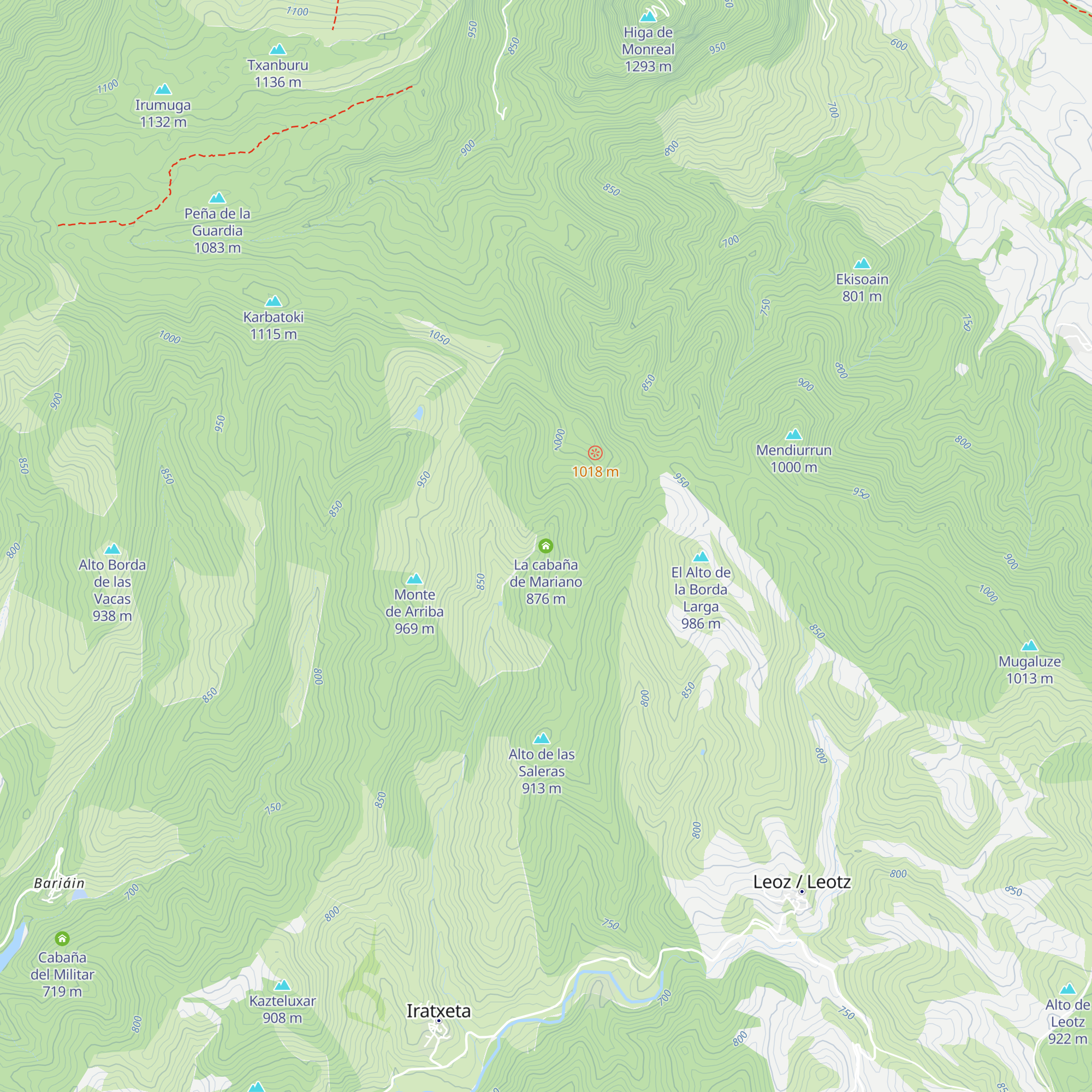 La cabaña de Mariano map