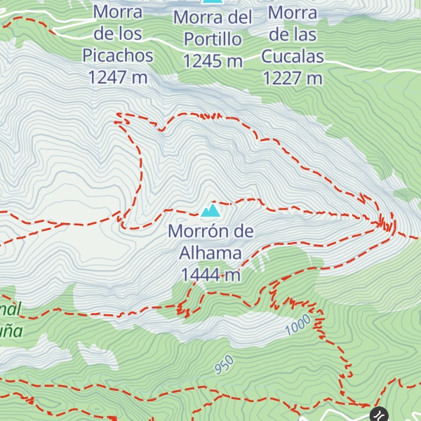 Map of Morrón de Alhama