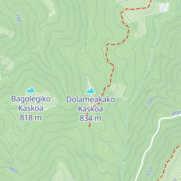 Map of Dolameakako Kaskoa