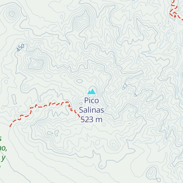 Map of Pico Salinas
