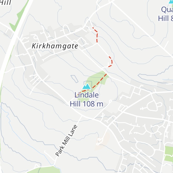 Map of Lindale Hill