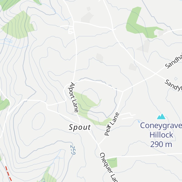 Map of Alport Height
