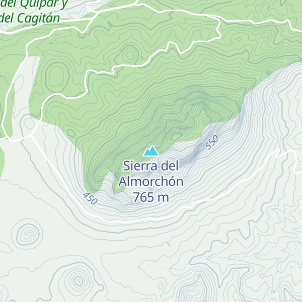 Map of Sierra del Almorchón