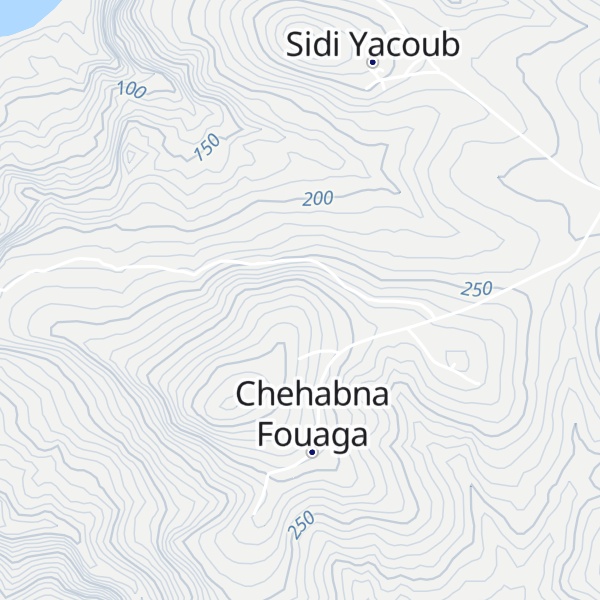 Map of Djebel Sidi Ya’koûb