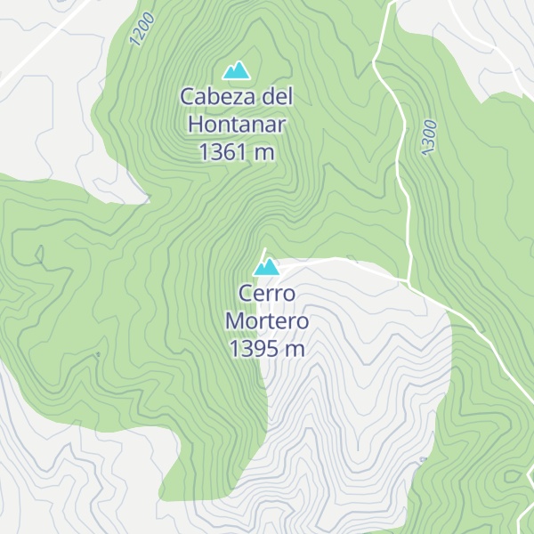 Map of Cerro Mortero