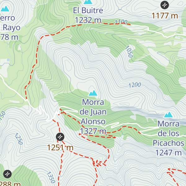 Map of Morra de Juan Alonso