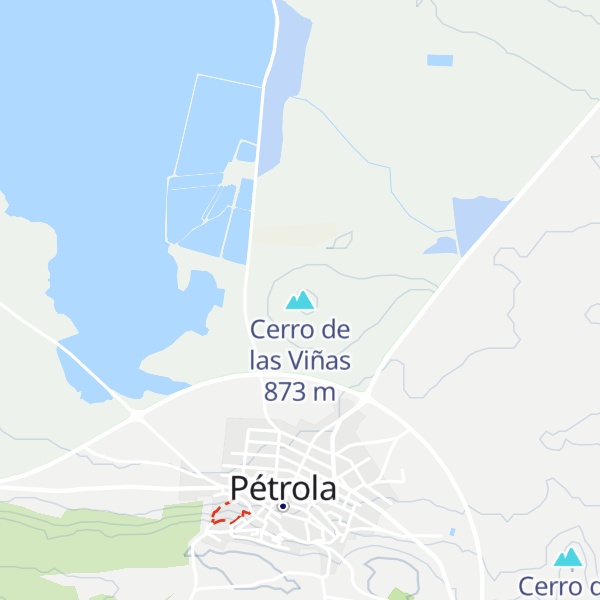 Map of Cerro de las Viñas