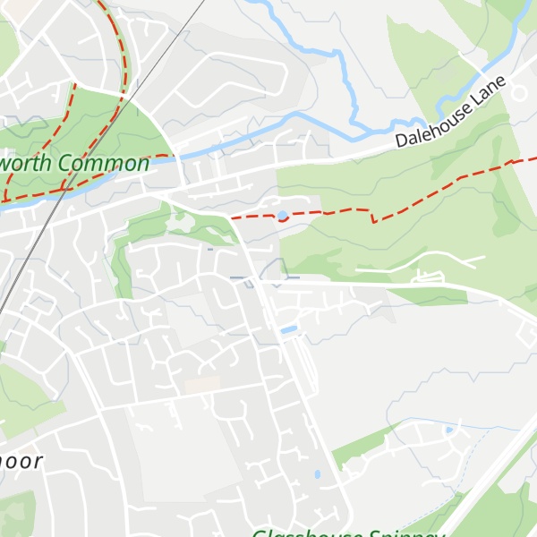 Map of Knowle Hill