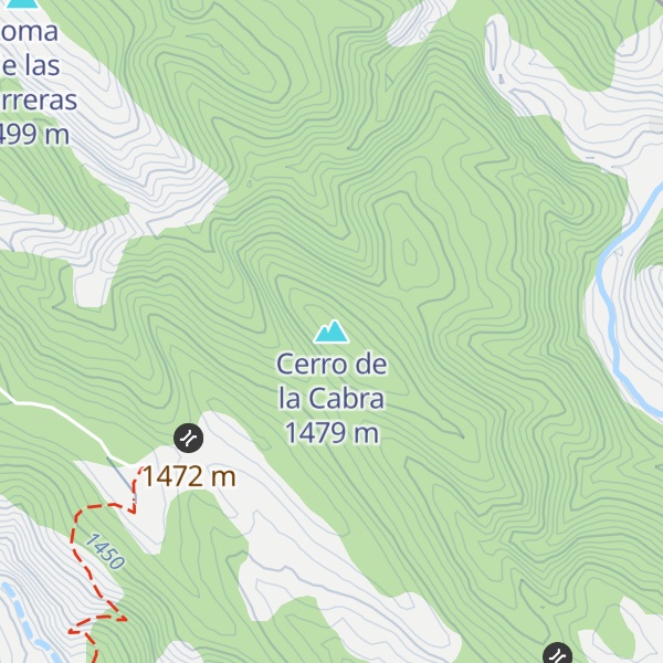 Map of Cerro de la Cabra