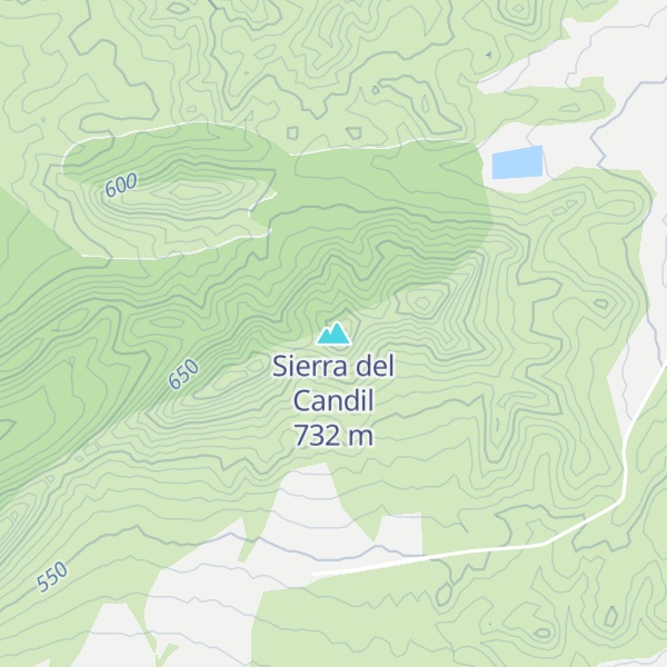 Map of Sierra del Candil