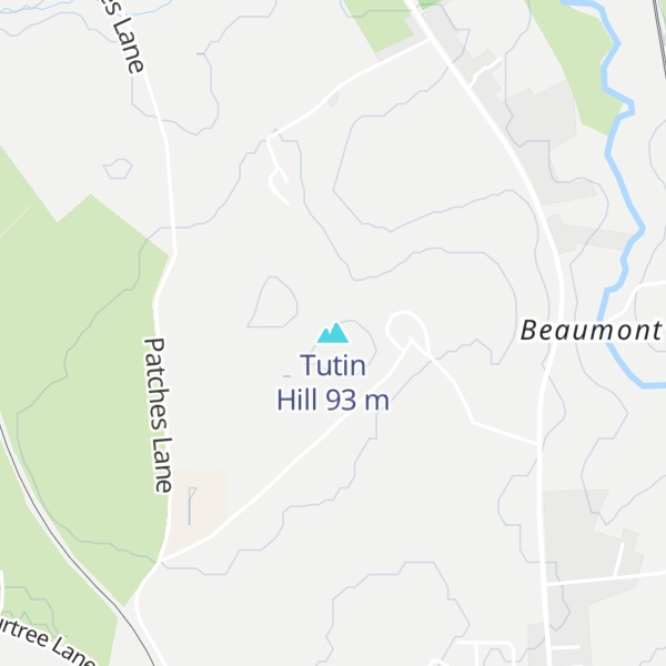 Map of Tutin Hill