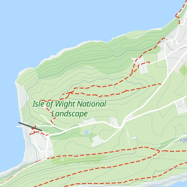 Map of Headon Hill