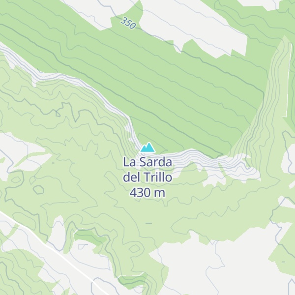 Map of La Sarda del Trillo
