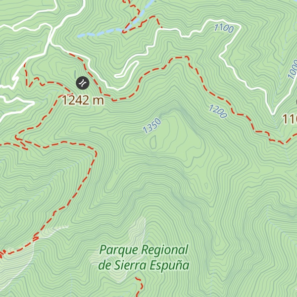 Map of Peña Apartada
