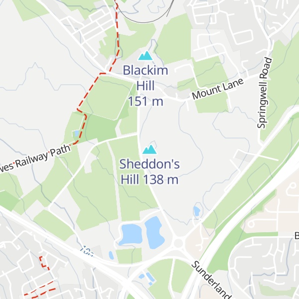 Map of Sheddon's Hill