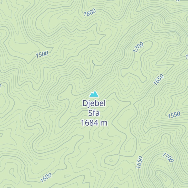Map of Djebel Sfa