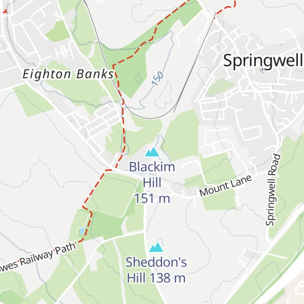 Map of Blackim Hill