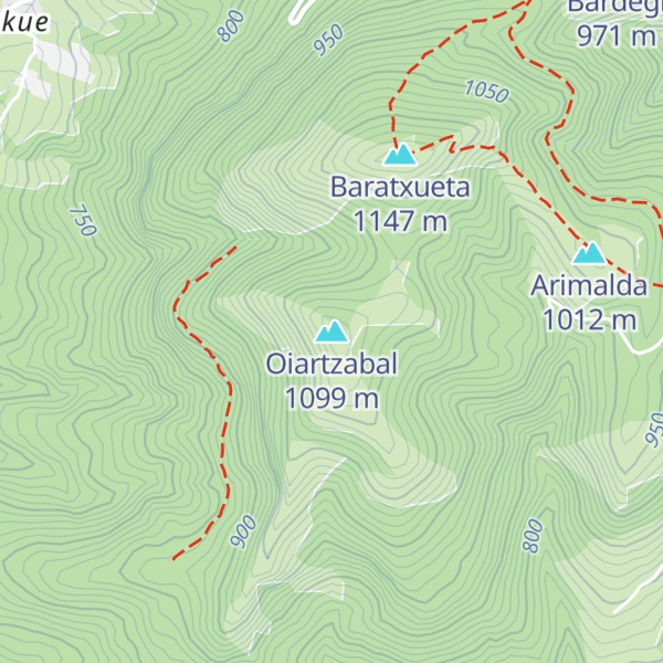 Map of Oiartzabal
