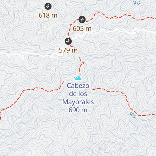 Map of Cabezo de los Mayorales