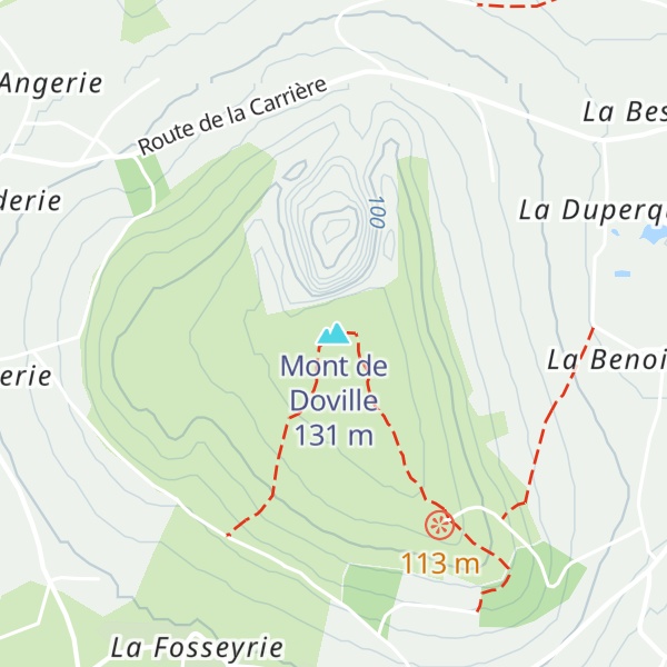 Map of Mont de Doville