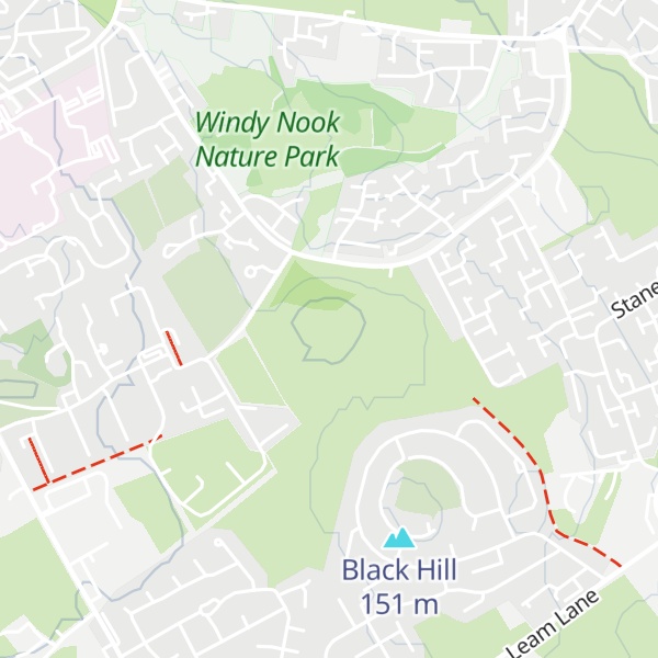 Map of White Hill