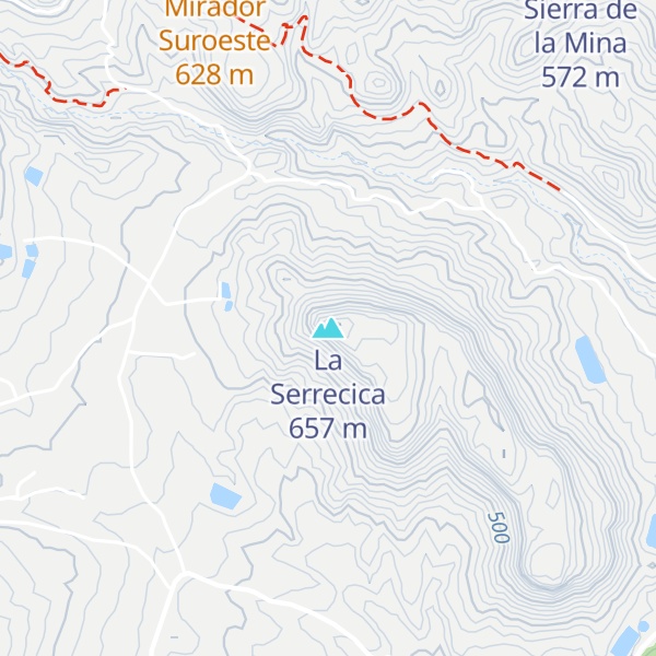 Map of La Serrecica