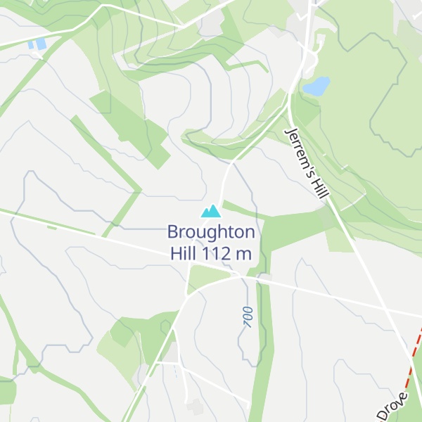 Map of Broughton Hill