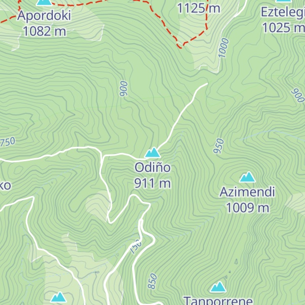 Map of Odiño