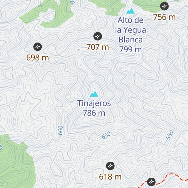 Map of Tinajeros