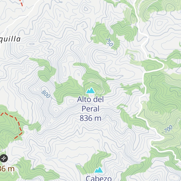 Map of Alto del Peral