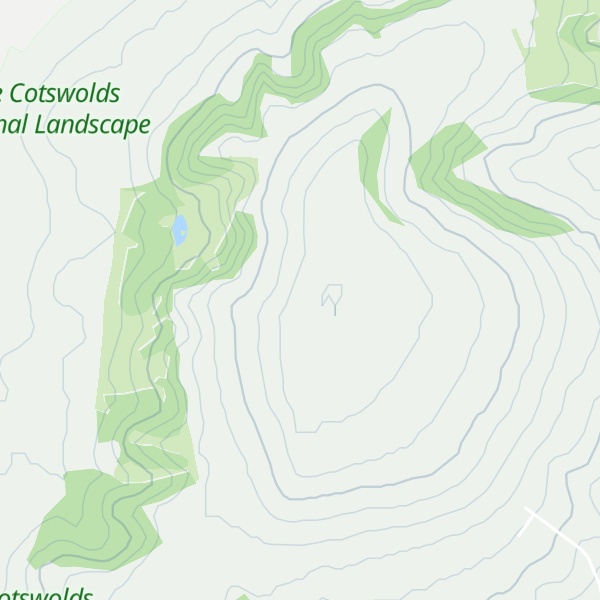 Map of Brailes Hill
