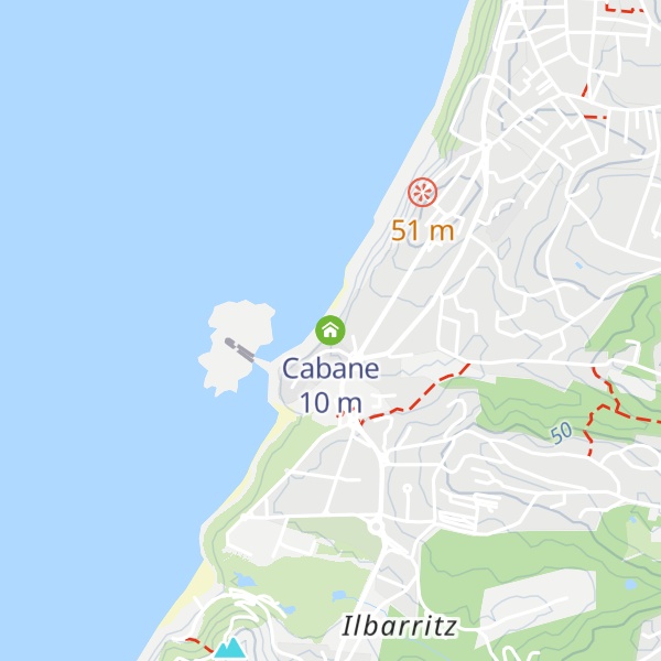 Map of Cabane