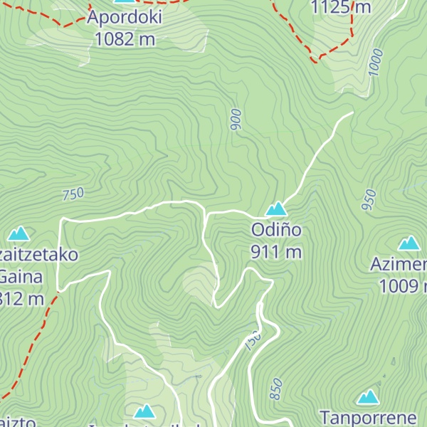 Map of Odiñoko Gaina
