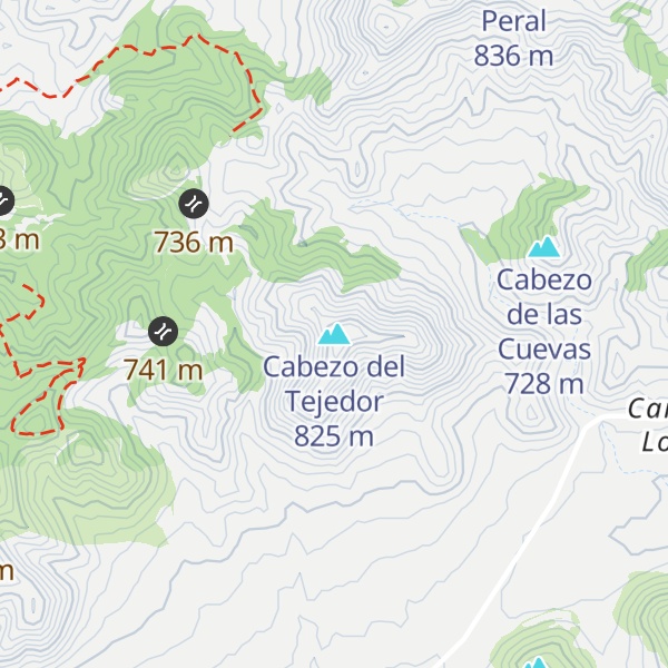Map of Cabezo del Tejedor
