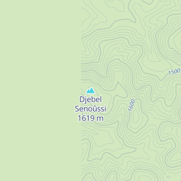 Map of Djebel Senoûssi