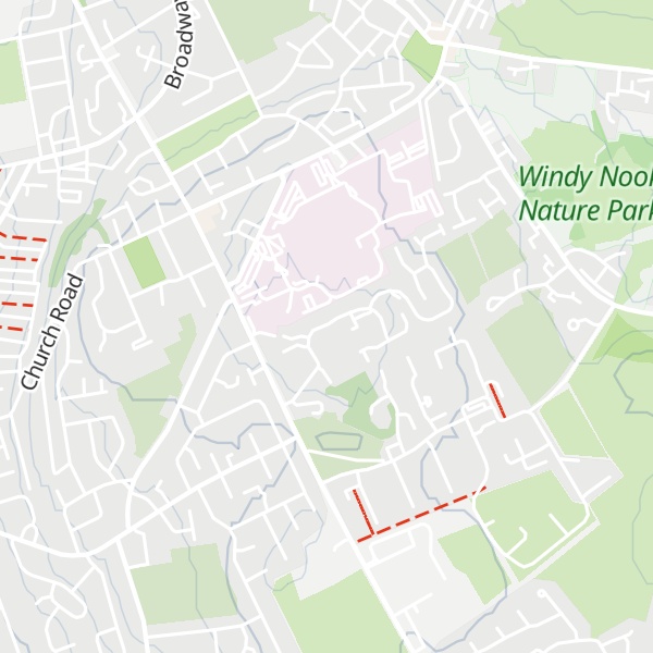 Map of Sheriff Hill
