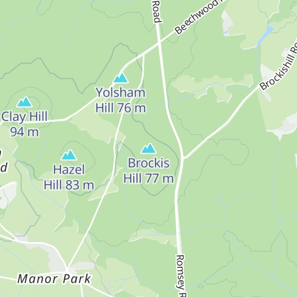 Map of Brockis Hill