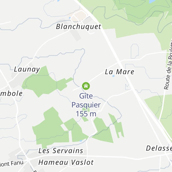 Map of Gîte Pasquier
