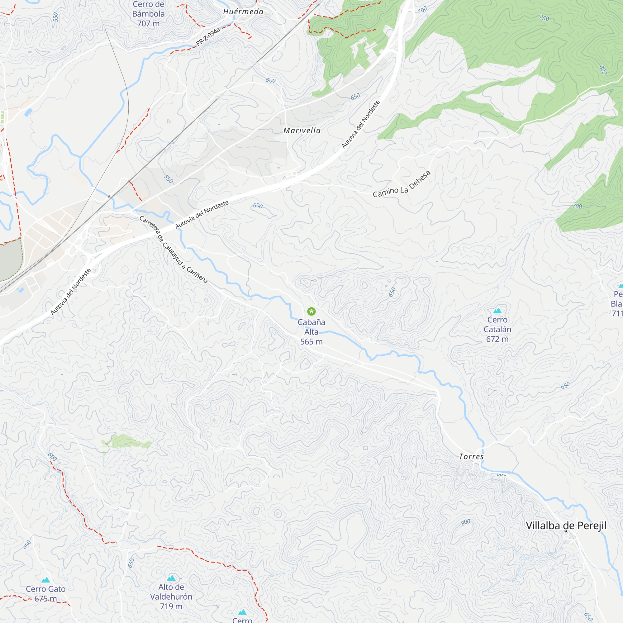 Cabaña Alta map