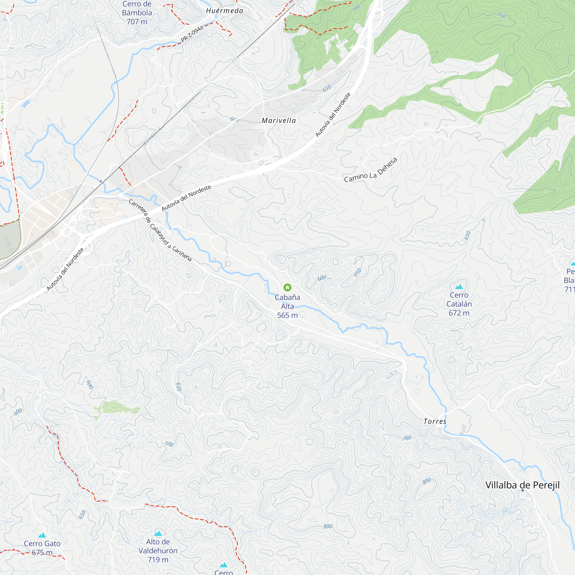 Cabaña Alta map